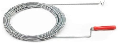 Ribimex Sonda Sturatubi 5 m, Diametro 8 mm, Ideale per Sturare Tubazioni di Scarico Otturate e Grondaie senza Agenti Chimici - PRFD50C
