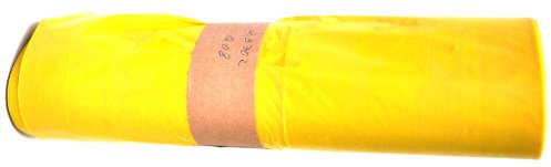 Abfallsack 70l, Abmessungen 575x1000mm, in der Farbe gelb, 25 Stück auf der Rolle
