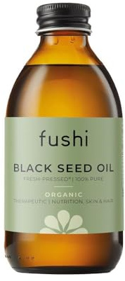 Fushi Black Cumin Seed Organic Oil 100ml Extra Virgin, Biodynamic Harvested Cold Pressed