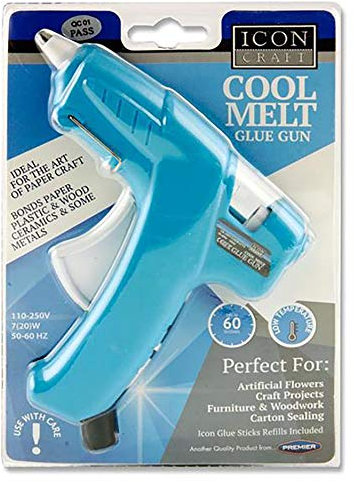 Premier Stationery Icon Craft Cool Melt Glue Gun - Blue