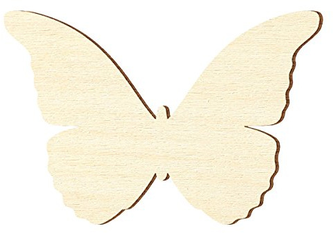 Sperrholz Zuschnitte - Schmetterling - 5-40cm, Größe:Flügelspannweite 58cm