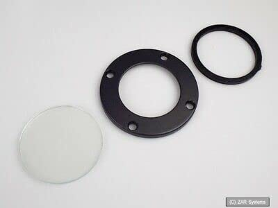 Ersatzteil Glas + Dichtung Ring + Runde Blende für Gartenleuchten/Teichleuchten