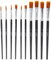 SGOOD 10PACK Flat Artist Brushes