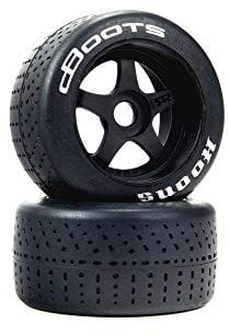 DBoots Hoons 53/107 2.9 Vormontierte Riemenreifen, silber, 17mm Hex, 5-Speichen (2)
