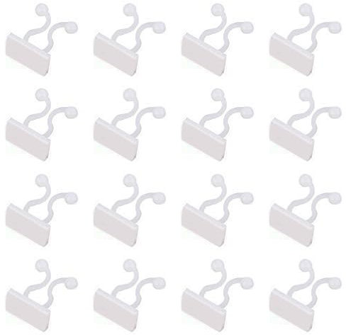 DEDC 100 Pcs Self-Adhesive Hook Plant Vine Traction Plant Climbing Wall Clip Climbing Plant Support Clips Indoor Cable Tie Clips Vine Plant Climbing Wall Fixer