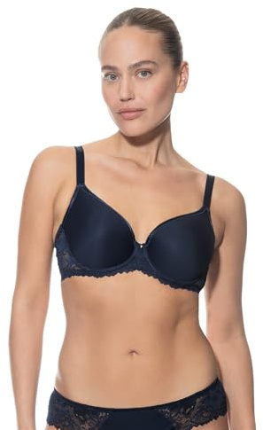 Mey Damen Spacer BH mit Spitze Serie Luxurious | Bügel-BH mit innovativem 3D-Material, überzogene Spitze, Zierträger, dreifacher Verschluss, Elegantes Dessous-Material