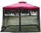 Patio Parapluie Moustiquaire, Moustiquaire pour Parasol de Jardin avec Fermeture Éclair Moustiquaire pour Parasol de Gazebo Table Noir 300cmx300cmx230cm