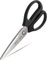 KUNIFU Kitchen Scissors, All Purpose Kitchen Shears, Heavy Duty Scissors Kitchen Gadgets Utensils - Black