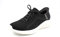 Skechers Damen Ultra Flex 3.0 Brilliant Path Sneakers,Sports Shoes, Black Knit/White Trim, 38 EU