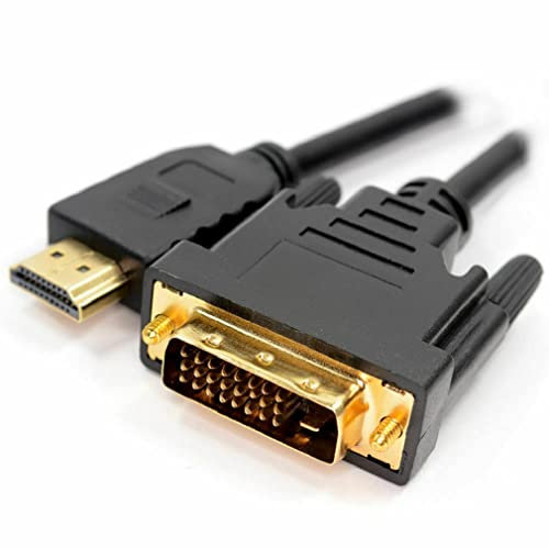 1m HDMI to DVI Cable 24+1 DVI-D Dual Link Video Adapter Converter Lead PC TV