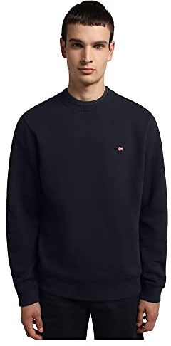 NAPAPIJRI BALIS Crew Herren T-Shirt - Schwarz, Blue Marine, 3XL