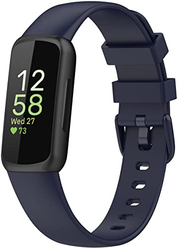 BBZ Inspire 3 Cinturino,Sostituzione del Braccialetto Morbido in Silicone per Lo Sport Compatibile con Fitbit Inspire 3 Activity Tracker