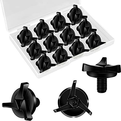 12 Pièces Vis de Casque Moto, Vis de Visière de Casque de Moto Vis pour Visière de Casque Accessoires pour Casque de Moto (Noir)