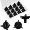 12 Piezas Tornillos para Casco de Moto, Tornillos para Visera de Casco de Moto Tornillos para Visera de Casco Accesorios para Casco de Motocicletas (Negro)