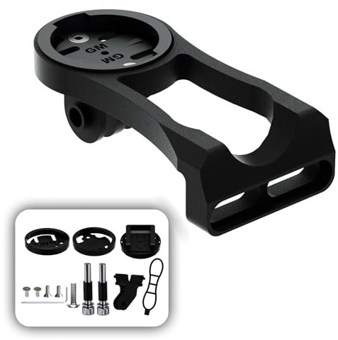 Wahoo Fahrradcomputer-Halterung für Garmin, geeignet für 32 mm Mittelschaftschrauben, Fahrradlenker, erweiterte Halterung, kompatibel mit Wahoo Elemnt, Bryton, Cateye, GoPro Full Range, Horn und