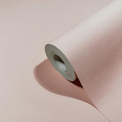 marburg Tapete Rosa Putzoptik Pastell Modern Klassisch Wohnzimmer Schlafzimmer Büro Made in Germany 10,05 x 0,75 m