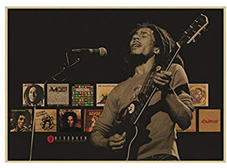 ANSNOW Jigsaw 1000 Stück Bob Marley Rätsel Pädagogisches Spielzeug Für Erwachsene Geburtstagsgeschenk Klassiker Spiel Rätsel 38 * 26 cm