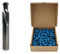PEANUT® 2 - Universal Spanndübel Box mit 200 Stück, mit 8mm PEANUT® Fräser