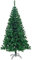O91 - Árbol de Navidad Artificial Québec 150cm, Soporte de Pie Plegable, 400 Ramas Tupidas, Frondoso, 150cm de Altura, Estilo Tradicional, Forma de Abeto, Decoración Navideña, Color Verde Natural