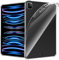 Natbok Coque pour iPad Pro 13, Protection Avancée Contre Les Chutes, Flexible en Silicone TPU, Antichoc, Anti-Rayures, Anti-Jaunissement Coque pour iPad Pro 13,Transparent