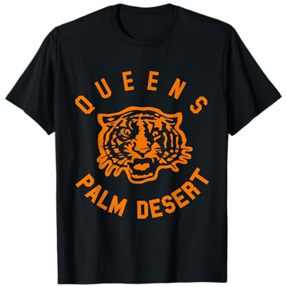 Offizielle Queens of The Stone Age Tiger Palm Desert T-Shirt