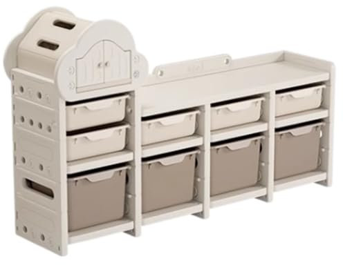 JNQLLDS Toy Organiser Toy Organizer Shelf Toy Box Toy Storage 3 Tier Toy Storage Organizer And 9 Removable Toy Bins Storage Organizer Bins For Playroom Bedroom Toy Storage Organizer Toy Bin