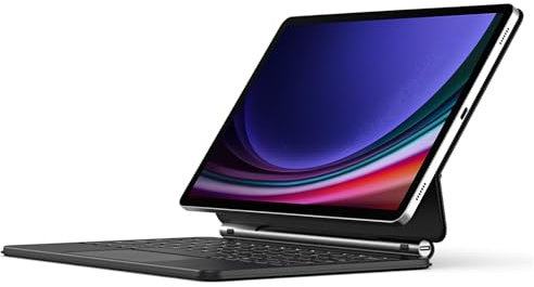 Dux Ducis MK-Series Clavier Bluetooth magnétique flottant avec étui en cuir pour Samsung Tab S9/S8/S7 Noir