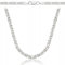 Amar Luxury königskette ketten für herren silber 925, massive Kette, kette herren 70 cm - halskette herren, panzerkette herren 925 silber- herren schmuck, italienische Qualität,Breite 3 mm