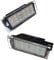 Ynzeyx Number Plate Light, 2Pcs Water Proof LED Rear License Plate Lamps Taillight Compatible with R-enault Clio 3 4, Megane Master Laguna 2 3