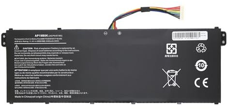 Batterie pour PC Portable Acer Aspire 3 A314-22 / A314-22G / A315-23 Series - AP19B8K / KT00304013 / KT0030G022-11.4V 3400mAh