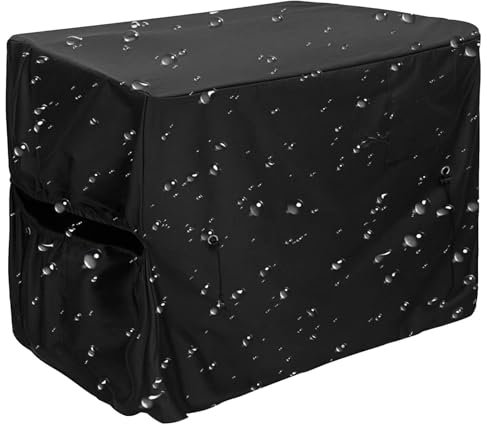 Vibhgtf Couverture de Pompe de Piscine d'hiver, Chauffage de Piscine 39,7x33,8x30,7 Pouces, Couverture de Pompe à Chaleur de Piscine, unité extérieure de Meubles et de climatiseur, Couverture isolée