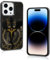 Odhtst Aesthetic Black Dragon Bookish Phone Case Compatible with iPhone 14 Pro Case 6.1 Inch, TPU Shockproof Protection Vintage Book Lovers Gifts Fantasy Wings Phone Case for Girls Women Cover