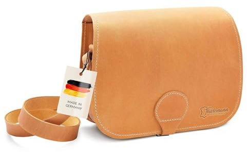 Thielemann Handtasche Victoria Made in Germany, aus starkem Leder Tasche zum Umhängen, Crossbody Bag für Frauen, Satteltasche, Ledertasche, Damentasche, kleine Schultertasche