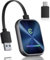 KUKIHO 2025 Upgraded Wireless CarPlay & Android Auto Adapter - 2-in-1 Mini Dongle, Plug & Play, Fast & Stable Connection, Compatible with iPhone & Android