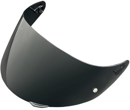 MTDVZR Visiera per casco K1, protezione dai raggi UV, antigraffio, antivento, protezione del viso compatibile con AGV K1, K1S, K3SV, K5, K5S (nero profondo)
