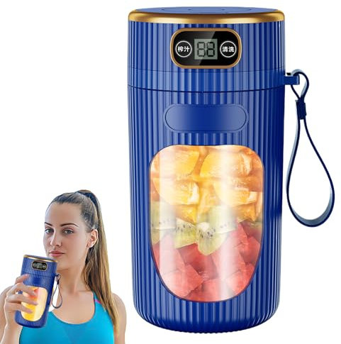 kinrguiyuez Persönlicher Entsafter,Reise-Entsafter | Elektrischer Protein Shaker & Kompakter Mixer Für Smoothies, Shakes, Camping, Fitness, Küche Und Unterwegs