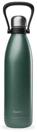 Qwetch - Thermosflasche aus Edelstahl, 750 ml, Modell ROC Green Army