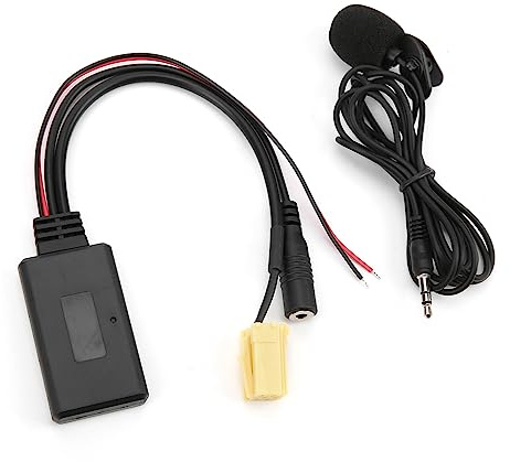 Naroote Modulo per Auto con Microfono Vivavoce per Ypsilon/Ypsilon/SMART, Adattatore Cavo 5.0 AUX per Trasmissione Audio di Alta qualità