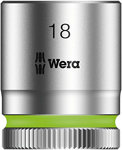 Wera 05003563001 Steckschlüssel mit Hebel, 3/8 Zoll, 18 mm