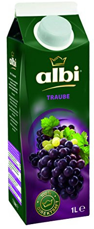 Albi Gold Trauben-Saft Rot 100%, 6er Pack (6 x 1 l Packung)