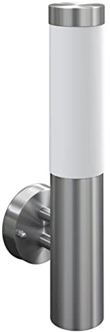 vidaXL Edelstahl Garten Lampe Außenleuchte Außenlampe Gartenleuchte Wand Leuchte NEU