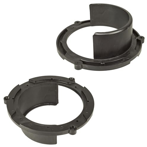 tomzz Audio 2833-003 Lautsprecherringe Adapter Halterungen kompatibel mit Mazda 2 Premacy 323 MX-5 Honda Accord Daihatsu Kia 130mm Lautsprecher