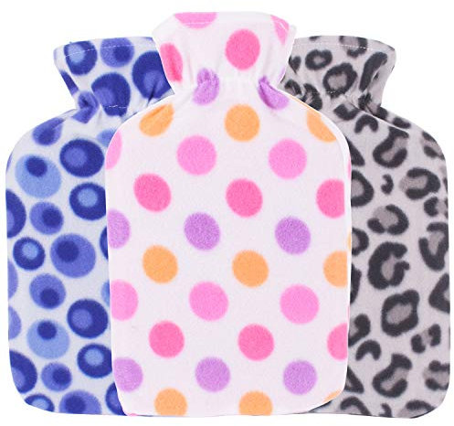 2 LITRE WARM INSULATED HOT WATER BOTTLE COVER SOFT THERMAL COZY SNUGGLE WINTER