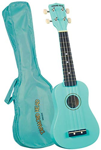 Diamond Head, DU-116 Sopran-Ukulele, 4-saitig, Türkis