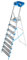 Colombo New Scal Atlantischen 8 Step Ladder 8steps Aluminium, Blue – Ladders (2.51 M, 150 kg, 8.8 kg, 125 mm, 57 cm, 0.179 cm³)