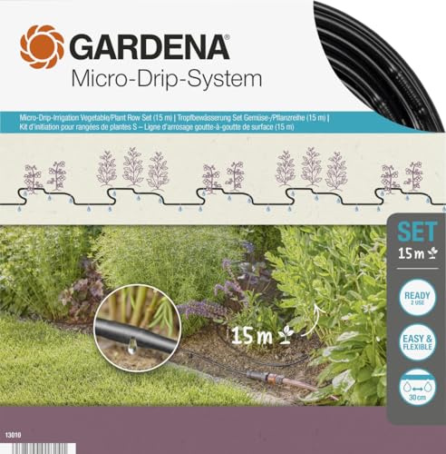 Gardena Pflanzreihen-13010-32 Schwarz One Size