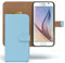 EAZY CASE Tasche kompatibel mit Samsung Galaxy S6 Schutzhülle mit Standfunktion Klapphülle Bookstyle, Handytasche Handyhülle mit Magnetverschluss und Kartenfach, Kunstleder, Hellblau
