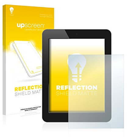 upscreen 10.1 Protector Pantalla Mate para Medidas estándar con 10.1 pulgadas (25.7 cm) [223 mm x 126 mm, 16:9] – Antireflejos, Anti-Huellas