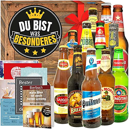 Du bist was Besonderes ++ 12x Bier aus der Welt ++ süße Geschenk