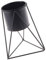 F Fityle Stil Blumenständer Pflanzenständer Blumentopf Tischdeko Hochzeitsdeko, Pflanzenständer Metall Schwarz Rund, Iron Plant Stand, Planter Succulent Flower Pot für Balkon Garten Hof